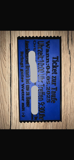 Individuelle Einladungskarte