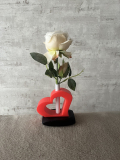 Herz mit Vase