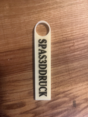 Einzigartiger personalisierter Schlüsselanhänger